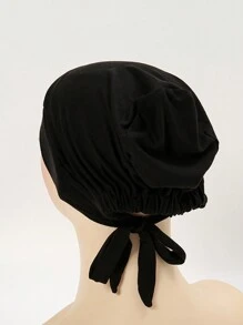 1 قطعة شريط للرأس لون أحادي بسيط وأنيق، ناعم ومريح، تركيبة عمامة وشريط للرأس مناسب للحياة اليومية والرياضة الخارجية