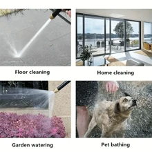 1pc High-Pressure Car Wash Spray Gun With Copper-Plated Nozzle - Durable, Large Water Flow For Home & Garden Use Hose Spray Nozzle Water Sprayer