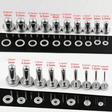 2PCS Hypoallergenic 18G-00g Comfy Dead Stretching Plugs In 0.5mm Increments Saddle Plugs With Rubber Rings 316 Stainless Steel Crazy Ear Gauges Body Piercing Jewelry - Round - View 24