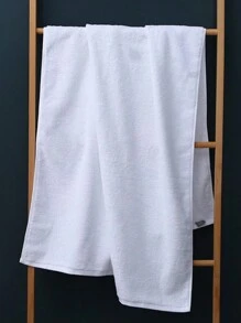 1 条特大号白色纯棉浴巾或小毛巾，男女四季皆宜，柔软、吸水性强、速干，适用于浴室、酒店、旅行、派对、节日礼物、美容院、运动、美发沙龙等场合。 - 白色 - 查看 14