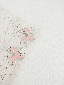 12 Pieces Clog Shoes Accessories,Includes Butterfly, Deer And Chain.Silver Shoe Charms. - Silver - View 8