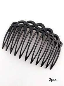 Vintage Plastic Woven Hair Comb, Multi-Functional Hollow Hair Accessories