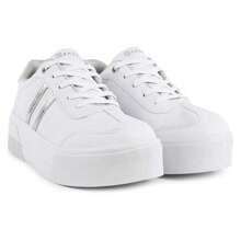 SNK Casual Women's Tennis Ramarim Platform 2484103 - Trắng & Bạc - Xem 3