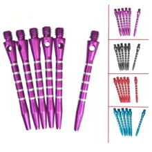 3 件装 2BA 铝制凹槽飞镖杆 飞镖配件 - 彩色 - 查看 1