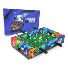 Foosball Table Foosball Children's Toy Mini Football Game Premium - màu xanh lá - Xem 1