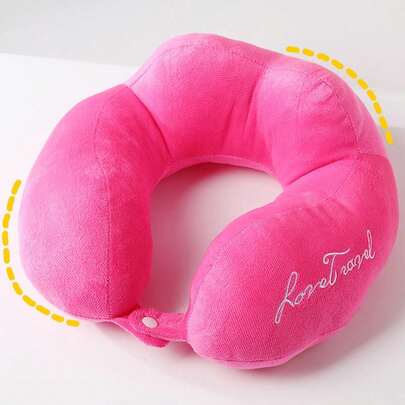 Travel Neck Pillow, Sleep Neck Pillow, Cute U-Shaped Head Pillow, Soft And Warm Neck Pillow, Multi-Functional Portable Travel Neck Pillow [Please Fluff And Knead The Pillow After Receiving It Before Use]