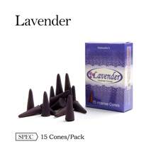 15pc A Box Of Tower Incense Sandalwood Incense, Home Tower Cone Incense Granules, Lavender Tower Incense Burner Aromatherapy, Toilet Deodorization And Odor Removal