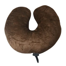 NECK PILLOW CUSHION NECK SUPPORT FOR TRAVEL - 鏽棕色 - 查看 3