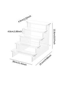 1 件透明亚克力多层盲盒展示架、收藏品人物、香水、化妆品收纳架 - 無色 - 查看 23
