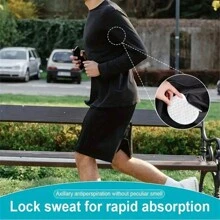 10/20/30/50/100/2000pcs Disposable Underarm Sweat Absorbing Pads Keep Fresh And Comfortable Throughout The Summer, Disposable Invisible Long Lasting Effective Sweat-Proof Underarm Sweat Stickers For Men And Women, Gym - Multicolor - View 4