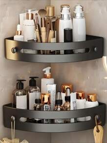 浴室储物架，无孔浴室架，洗脸盆上方三角形壁挂架，淋浴角储物架家居浴室装饰浴室收纳秋季装饰返校