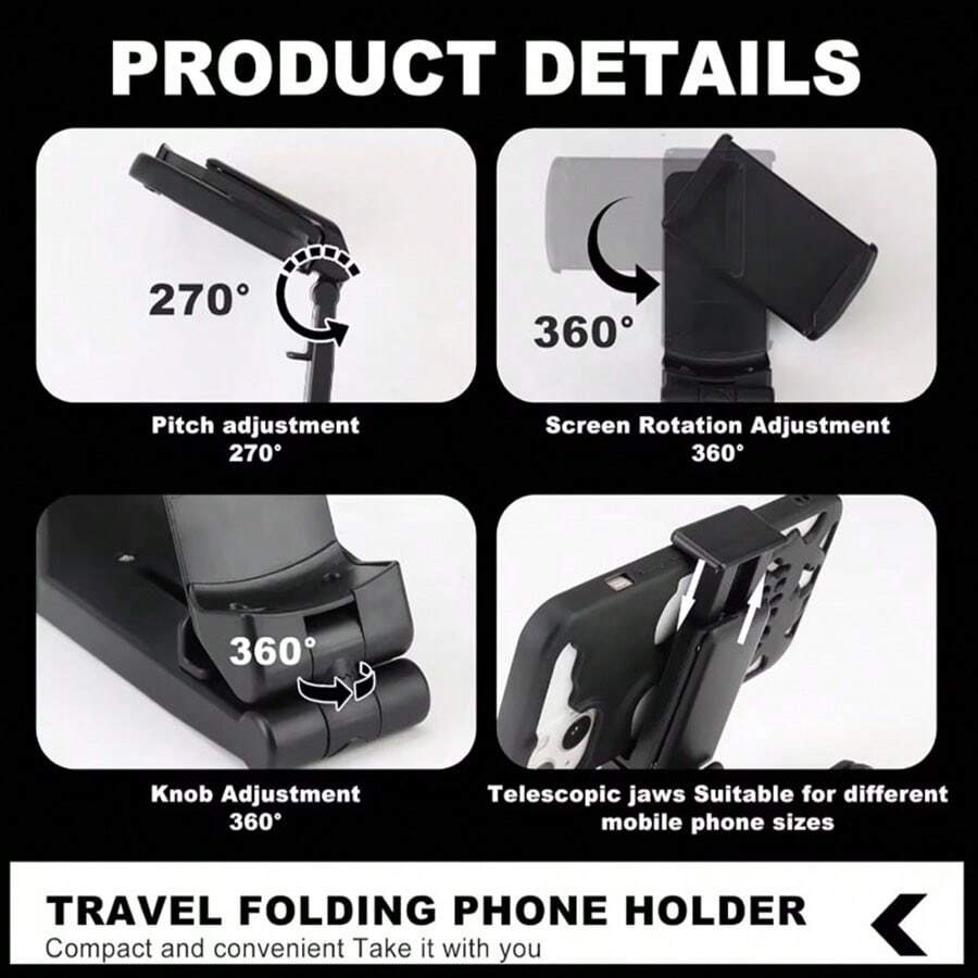 Airplane Phone Holder,Portable Universal Phone Mount With