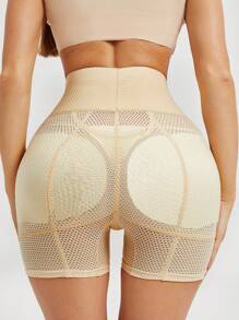 Women High Waist Butt Lifter Shapewear Shorts With Removable Padded Sponge Push Up Control Panties