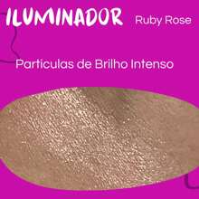 Ruby Rose Rose Gold Creamy Compact Highlighter For Face And Body With Intense Shine Particles. - 玫瑰HL30 - 查看 3