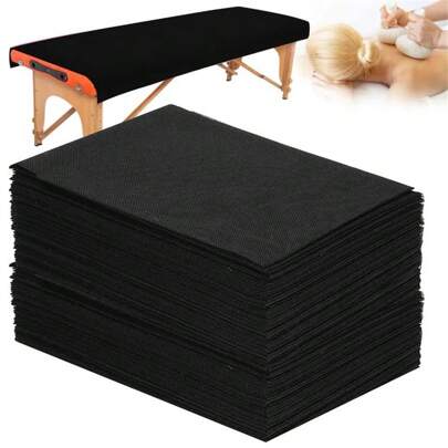 10/20/30/50/100pcs Disposable Non-Woven Bed Sheets, Thick & Breathable For Salons, Hotels, Travel
