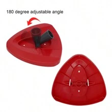 1/2 Cây lau nhà thay thế bằng sắt O-Cedar/ Đế hình tam giác tương thích với tay cầm thay thế bằng ren Mỹ 4 đoạn O-Cedar/ Dễ lắp ráp Chất liệu cao cấp Dụng cụ vệ sinh Giáng sinh Halloween - Đỏ - Xem 6