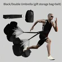 Adjustable Running Speed Training Parachute Harness, With Portable Storage Bag, Quick-Release Speed Adjuster, Suitable For Track & Field Running, Soccer Training, Fitness Equipment For All - Multicolor - View 9