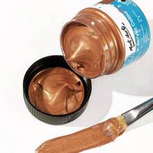 1 pieza Juego de pintura acrílica fluorescente de 100ml, pintura acrílica de color perlado metálico, impermeable para muñecas de yeso