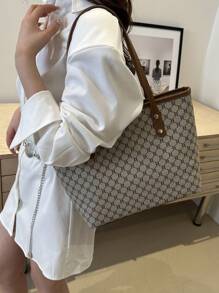 大容量女士通勤包，个性化手提包，2026新款精致小众单肩包，高品质女士包