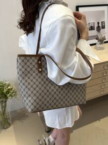 大容量女士通勤包，个性化手提包，2026新款精致小众单肩包，高品质女士包