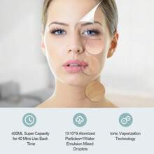 Facial Steamer - Ozone Steamer With Extendable Arm - Professional Nano Ionic Facial Steamer For Deep Cleaning - Portable For Personal Care Use At Home Or Salon Gift For Her/ Girlfriend/ Mother/ Lover - 黑色 - 查看 2