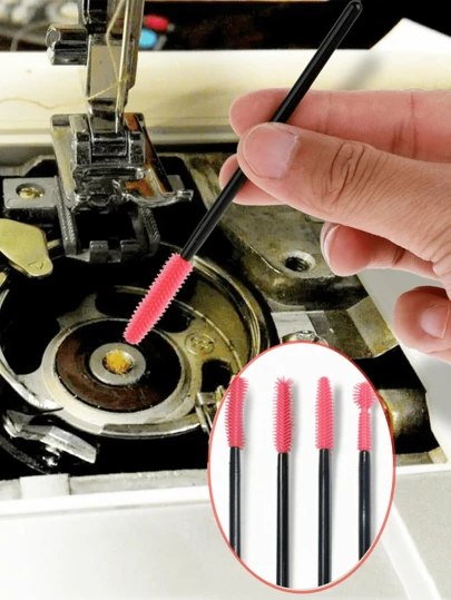 40pcs/20pcs/4pcs Silicone Sewing Machine Cleaning Brush - Reusable & Portable Bristles For Hard-To-Reach Corners And Gaps,Nook And Cranny Sewing Machine Cleaning Brushes,For Sewing Machine Internal And Spool Area