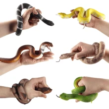 1 pieza Juguete de apretar antiestrés compacto y de moda, juguete de gel suave de TPR creativo, modelos realistas de animales como pez globo, calamar, rana, ratón, oruga, serpiente, adecuado para cumpleaños, Halloween, fiesta de bromas divertidas