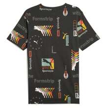 Puma Camiseta de manga corta con cuello redondo y gráfico del logo clásico de la marca - por defecto - Ver 2