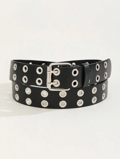 1pc Punk Style Eye Design Fashionable Belt Halloween Summer, School Fall, Autumn, Halloween