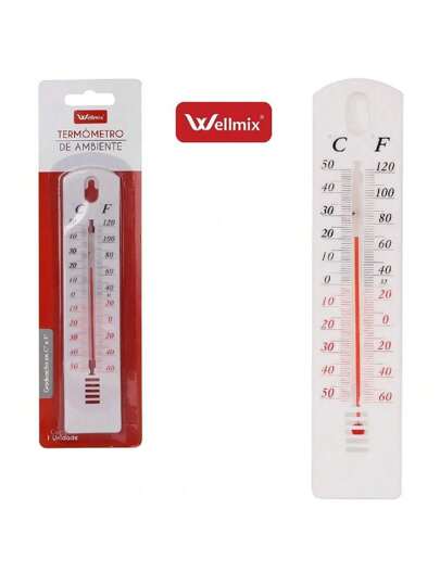 Termometro de parede de plastico para ambiente sauna 20 cm