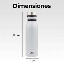 600ML Stainless Steel  Cup Portable Bottle - White - View 3