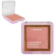 Ruby Rose Rose Gold Creamy Compact Highlighter For Face And Body With Intense Shine Particles. - 玫瑰HL30 - 查看 1