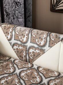 1 pezzo Federe per cuscini del divano floreali color cachi, antipolvere, antimacchia e lavabili in lavatrice per soggiorno o camera da letto, per tutte le stagioni