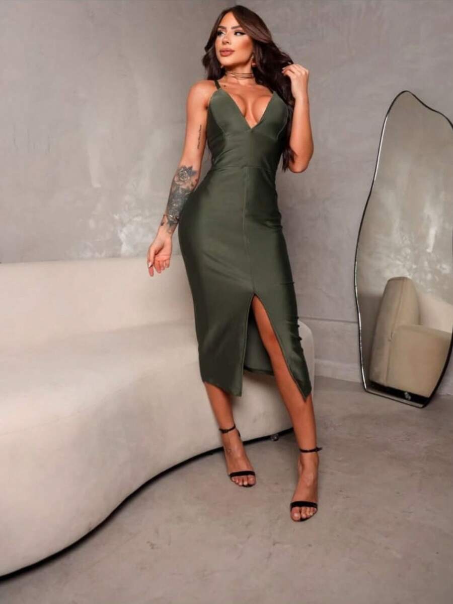 Nancy Strap Midi Dress - Xem 1