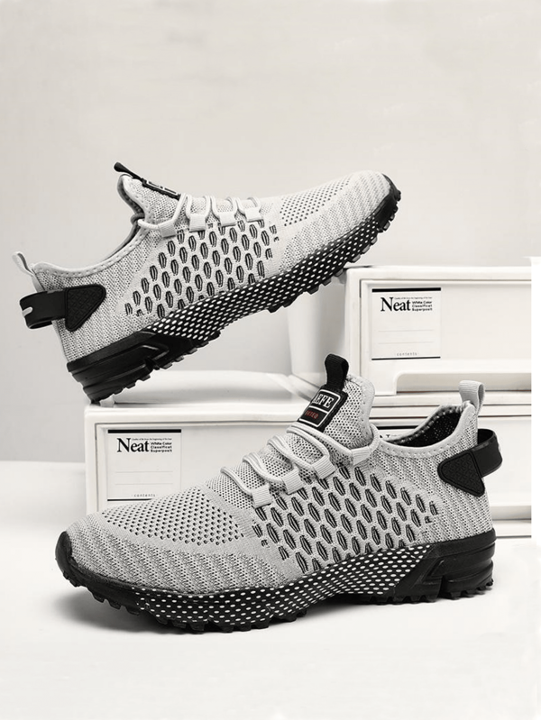 1 Pair Men's Outdoor Casual Sports Running Shoes, Anti-Slip, Wear-Resistant And Lightweight, Suitable For Outdoor Activities Like Running