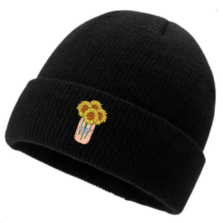 Unisex Adult Personalized Mushroom Fabric Beanie Hat - 8 - Xem 1