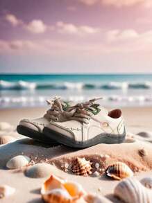 1 Pair TMA EYES Women's Hand-Stitched Leather Rubbed Color Flat Wear-Resistant Non-Slip Sports Casual Shoes