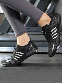 Damenschuhe Wassersport Schuhe, Strandschuhe, Fitness Schuhe für Innenbereich, Yoga Schuhe, Outdoor Sportschuhe, Wanderschuhe, Fünf-Finger-Schuhe - Schwarz - Übersicht 2