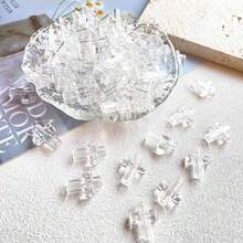 20g/gói, khoảng 52 hạt Acrylic trong suốt hình chữ thập, vòng tay DIY, vòng cổ, hạt bút, mặt dây chuyền điện thoại - chéo trong suốt - Xem 11