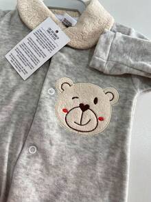 Warm Baby Boys Romper. - 灰色 - 查看 10