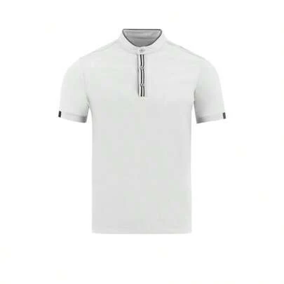 Camisa tipo polo cuello mao