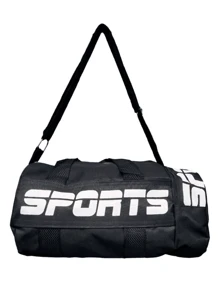 Small Gym Bag Football Sports Boot Holder 8 Colors - Black - View 1