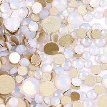 2-6 毫米,6 种尺寸混合,1440 件/包,闪亮金色、银色背面、平底水晶非热修复水钻钻石艺术珠水钻 DIY 美甲装饰饰品宝石用品 - 混尺寸 - 查看 9