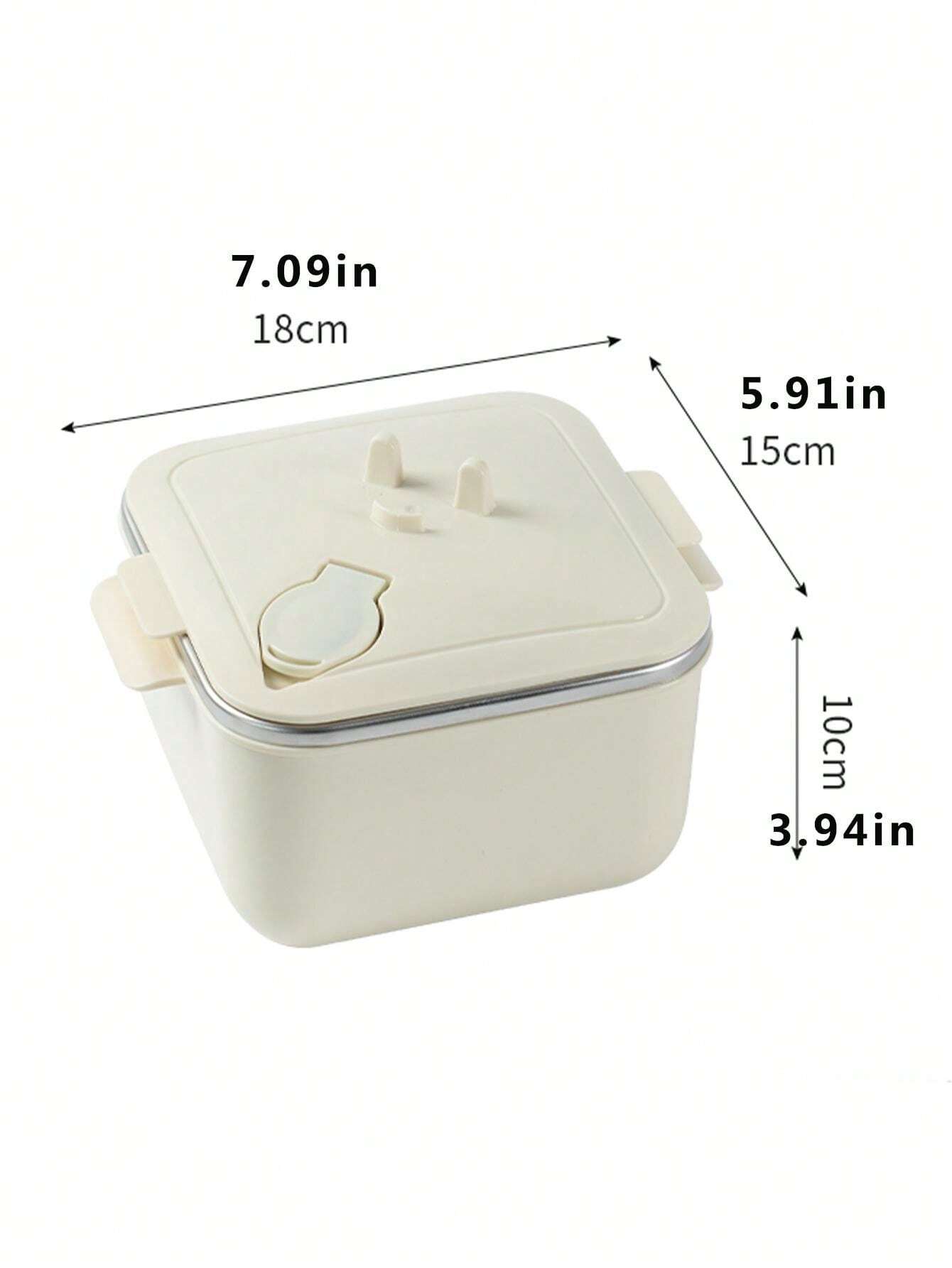 Lancheira de aço inoxidável 304, tigela de macarrão instantâneo para