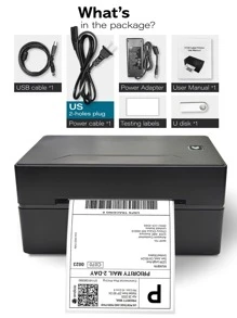 Marklife D100 Bluetooth Shipping Label Printer, Thermal Wireless Label Printer For Home Shipping Small Business, Shipping Packages 203DPI, 4X6 Inch, Compatible With, Etsy, IOS, Android, PC, MacOS, Windows, Waybill, Shipping Mark (White ) - White - View 8