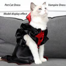 1pc - Pet Cat Halloween Costume, Cat Costume, Halloween Costume, Christmas Costume, Bat Trick Prop Decoration (Suitable For 3kg To 7.5kg) Halloween Halloween Costumes - Black - View 6