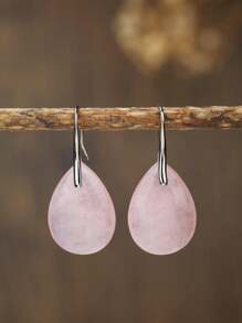 1 cặp/ Bông tai hình giọt nước cá nhân hóa bằng đá tự nhiên dễ thương cho bữa tiệc trung tính Quà tặng trang sức ngày lễ - Hoa tai - Xem 12