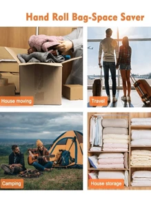 1/3/5pcs Compression Bags For Travel Travel Accessories Space Saver Bags No Vacuum Or Pump Needed Vacuum Storage Bags For Travel Essentials Travel And Home Packing Organizers (Blue) Clothes Storage Clothes Organizer Travel Organizer Bag Set Travel Storage Bag Set Packaging Bag Back To School School Bag Travel Essentials Travel Organizer For Beach Summer Vacation Travel Must Haves Vacation Holiday School Accessories Supplies Stuff Back To School Supplies