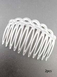Vintage Plastic Woven Hair Comb, Multi-Functional Hollow Hair Accessories