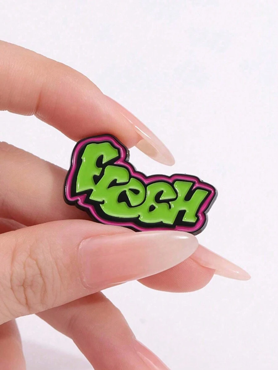 1 件创意可爱胸针，有趣形状的金属徽章，翻领别针，可爱有趣的珠宝礼物，可以送给同学和朋友，可以扣在夹克和衣服上搭配。送给同学和朋友的有趣礼物 - 彩色 - 查看 1